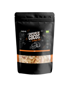 Chipsuri Eco de cocos cu caramel sarat, 100g, Niavis