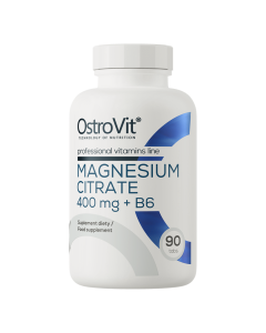 Citrat de magneziu 400mg si vitamina B6, 90 tablete, OstroVit