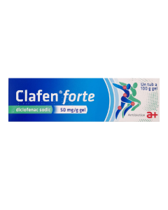 Clafen forte, 50 mg/g gel, 100 g, Antibiotice SA