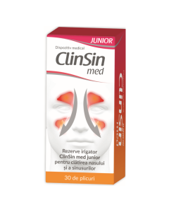 Rezerve irigator ClinSin Med Junior, 30 plicuri, Zdrovit