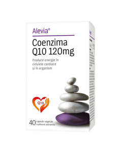 Coenzima Q10 120mg, 40 capsule vegetale, Alevia
