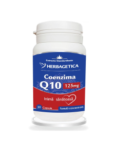 Coenzima Q10, 125 mg, 30 capsule, Herbagetica