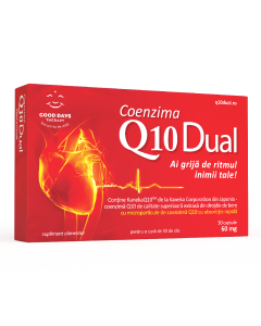 Coenzima Q10 Dual 60mg, 30 capsule, Good Days Therapy