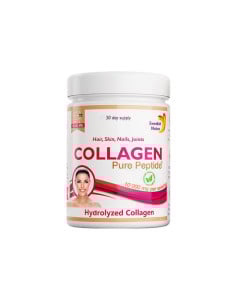 Colagen hidrolizzat pulbere 10.000Mg, Tip 1 si 3, 300 g, Swedish Nutra