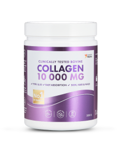 Colagen hidrolizzat pulbere 10.000Mg, Tip 1 si 3, 300 g, Swedish Nutra