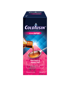 ColdTusin sirop pentru tuse seaca si productiva,120 ml