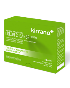 Colon Cleanse CCS500,10 flacoane*15 ml, Kirrano