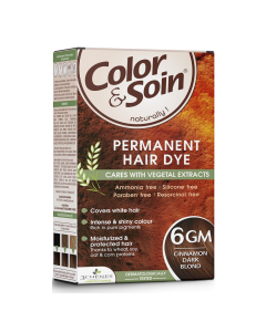 Vopsea de par fara amoniac, fara silicon, blond scortisoara, 6GM, Color & Soin