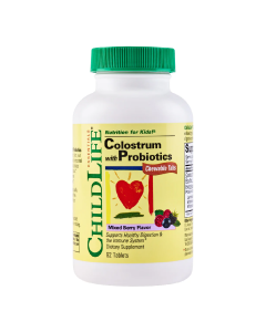 Colostrum with Probiotics ChildLife Essentials, 92 tablete, Secom