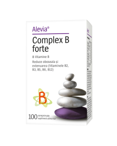 Complex B Forte, 100 comprimate, Alevia