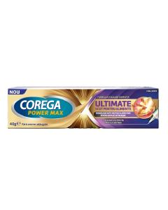 Crema adeziva Ultimate Scut pentru alimente, 40g, Corega 