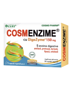 Cosmenzime, 150 mg, 20 comprimate, Cosmo Pharm