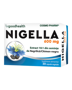 Nigella Sativa 600mg, 30 capsule, Cosmo Pharm