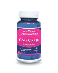 Extract de Cozi de cirese, 60 capsule, Herbagetica