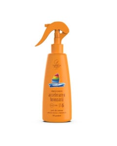 Emulsie pentru accelerarea bronzarii, SPF6, 200 ml, Cosmetic Plant