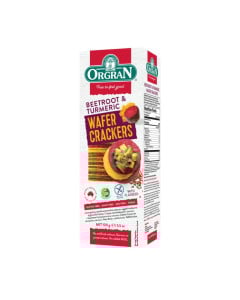 Crackers din sfecla cu turmeric fara gluten, 100g, ORGRAN