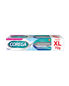 Crema adeziva pentru proteza dentara Ultra Fixare Neutro Corega, 70 g, Gsk