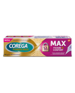 Crema adeziva pentru proteze Max Fixare + Confort, 40 g, Corega