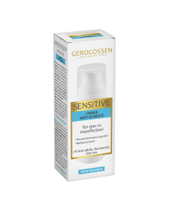 Crema anti-acneica Sensitive, 50 ml, Gerocossen