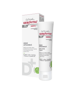 Crema antiacneica H3 Derma+, 50 ml, Gerovital