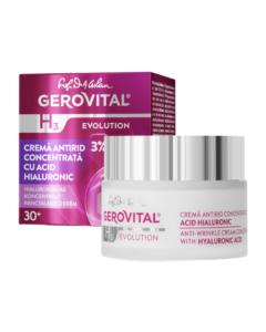 Crema antirid concentrata cu acid hialuronic H3 Evolution 50 ml, Gerovital