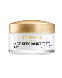 Crema antirid de zi cu efect restaurator Age Specialist 55+, 50 ml, Loreal
