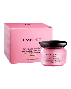 Crema noapte antirid intensiva, ten uscat, cu extract Yuzu, 50ml, Onshindo 