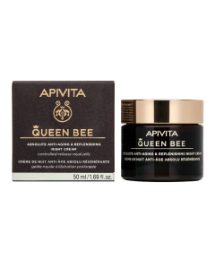 Crema antirid de noapte Queen Bee, 50 ml, Apivita