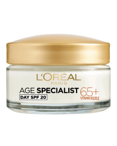 Crema antirid de zi cu SPF20, Age Specialist 65+, 50 ml, LOreal
