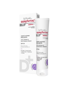 Crema antirid emolienta SPF30 H3 Derma+, 30 ml, Gerovital