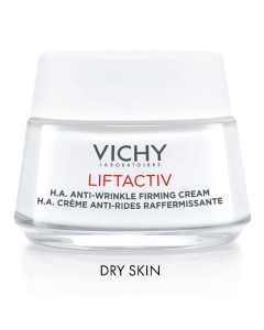 Crema de zi antirid si fermitate pentru ten uscat Liftactiv H.A, 50 ml, Vichy 