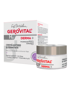 Crema antirid si fermitate H3 Derma+, 50 ml, Gerovital