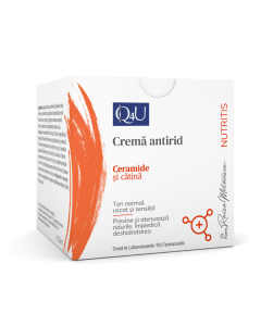 Crema antirid cu ceramide si catina Nutris Q4U, 50 ml, Tis Farmaceutic