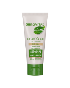 Crema CC nuanta mediu Plant, 30 ml, Gerovital
