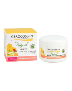 Crema contra petelor cu vitamina E, Natural Miere, 100 ml, Gerocossen