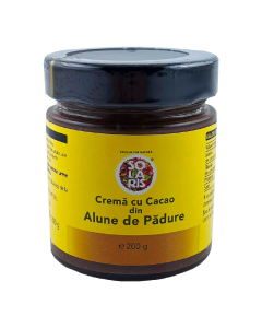 Crema cu cacao din alune de padure, 200g, Solaris