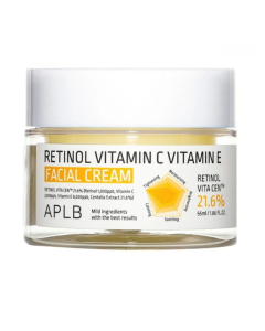 Crema de fata cu retinol, vitamina C si vitamina E, 55 ml, APLB