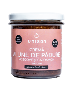 Crema de alune de padure cu roscove, 300g, Unison