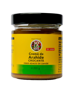 Crema de arahide crocanta, 200g, Solaris