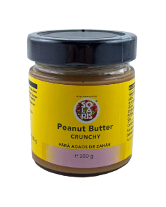 Crema de Peanut Butter Crunchy, 200g, Solaris