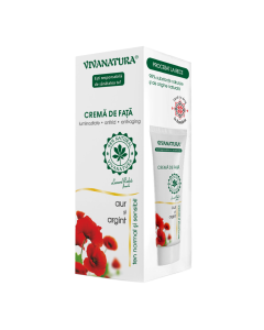Crema de fata cu argint si aur coloidal, 75 ml, Vivanatura