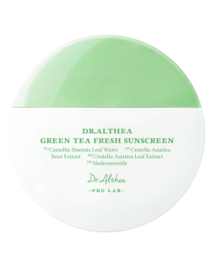 Crema de fata cu protectie solara SPF 50+ PA++++ Green Tea Fresh, 45 ml, Dr. Althea