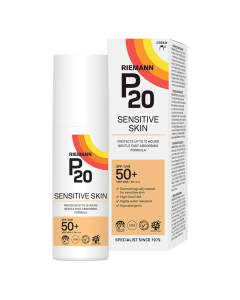 Crema de fata si corp cu factor de protectie SPF50+ Sensitive P20, 100 ml, Riemann
