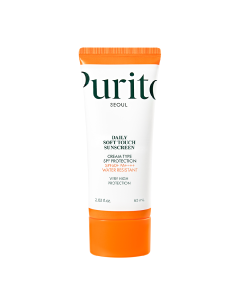 Crema de fata Daily Soft Touch cu factor de protectie SPF 50+, PA++++, 60 ml, Purito