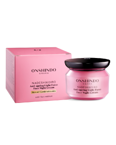 Crema de noapte antirid cu extract de Yuzu, Light Force, 50 ml, Onshindo Osaka