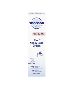 Crema de protectie si vindecare, pentru zona scutecului cu Zinc ++, 100ml, Sanosan 