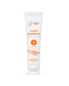 Cremă depilatoare cu extract de gălbenele, 150 ml, Cosmetic Plant
