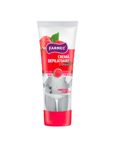 Farmec, Crema depilatoare adolescenti, cu extract de zmeur, 150 ml
