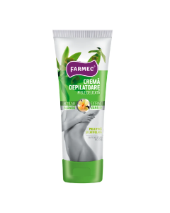 Crema depilatoare vanilie, piele sensibila, 150 ml, Farmec 