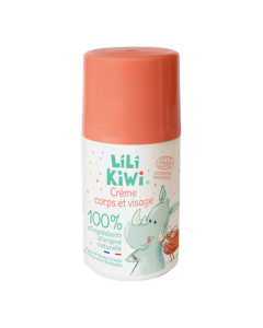 Crema pentru fata si corp cu ulei de jojoba organic si ceramide, 50 ml, Lilikiwi